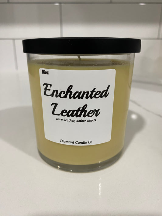 Enchanted Leather Candle